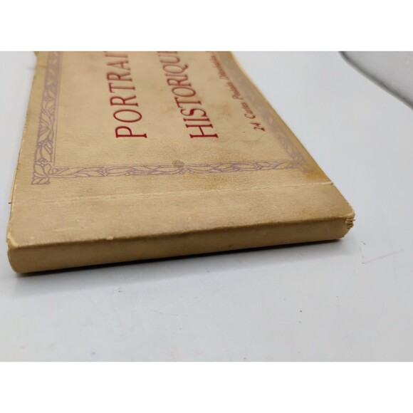 24 Antique "Portraits Historiques" 24 Cartes Postales Detachable ND Traceable - Picture 11 of 13